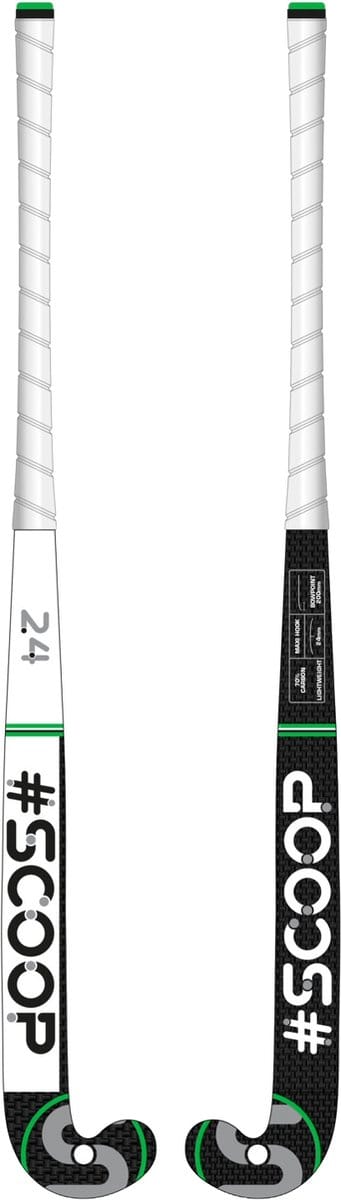 Scoop #43 Hockeystick - Extreme Low Bow - 70% Carbon - Hockeystick Senior - Outdoor - 36,5 Inch