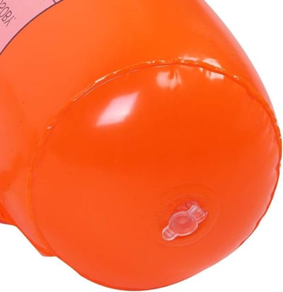 Drijvende Hangmat voor Zwembaden, Opvouwbare Waterbed en Zwemstoel, Ideaal voor Waterpret en Strandactiviteiten (Oranje, 12)