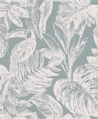 DUTCH - WALLCOVERINGS - Behang - Rebecca - grijs - en - wit