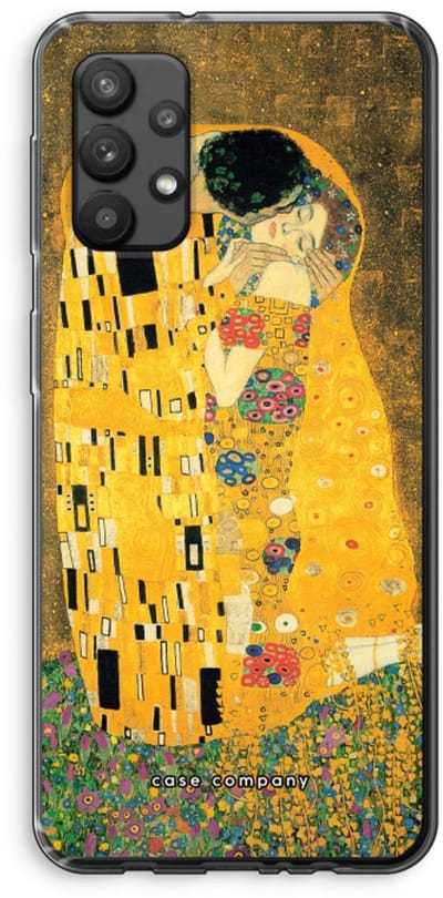 Case Company® - Hoesje geschikt voor Samsung Galaxy A32 4G hoesje - Der Kuss - Soft Cover Telefoonhoesje - Bescherming aan alle Kanten en Schermrand