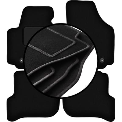 Complete set veloursmatten voor: Seat Altea XL minivan (2006-08.2008)