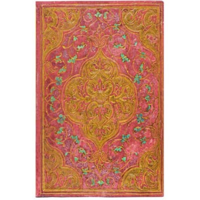 Paperblanks cahier, rose chronicles, softcover flexi, formaat midi 12 x 17,5 cm,
