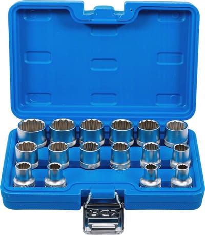 Dopsleutelset Twaalfkant 12,5 mm (1/2") - 16-dlg