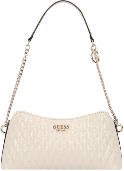 GUESS Schoudertas Betula Top Zip Shoulder Bag Taupe Crème