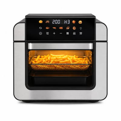 Airfryer Oven 15L XXL – Heteluchtfriteuse – 1800W – 9 Programma’s – PFAS Vrij – Inclusief Accessoires – Royal Swiss®