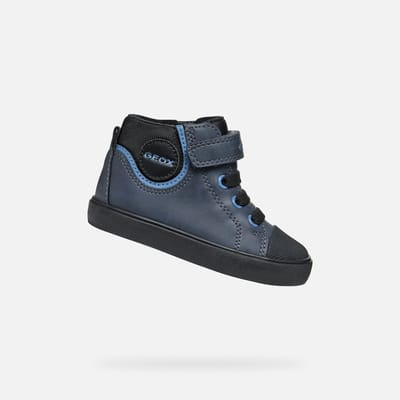 GEOX GISLI PEUTERJONGENS Sneakers - MARINEBLAUW/LICHTBLAUW - Maat 27