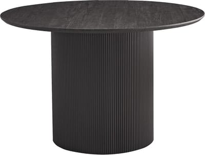 Interiax Eettafel 'Rayan' 120 cm Rond Decor Donkerbruin