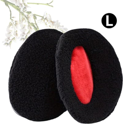 Nivard Oorwarmers - Oorverwarmers - Ear Warmers Voor Volwassenen - Dames & Heren Winter Earmuffs - Zwart L