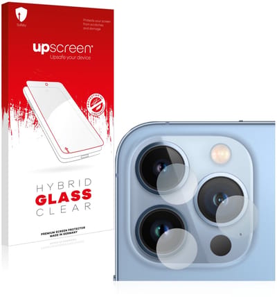 upscreen - Screenprotector voor Apple iPhone 13 Pro Max (ALLEEN Camera Lens) - Folie Beschermfolie Beschermglas transparant
