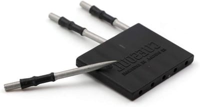 Stalen Dartpijlen - Dartpijlen Set - Precisie Darts Spelen - Plastic Grip Overgang - 33.3 mm - Zwart