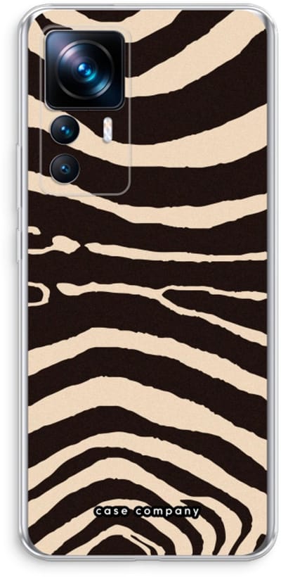 Case Company® - Hoesje geschikt voor Xiaomi 12T hoesje - Arizona Zebra - Soft Cover Telefoonhoesje - Bescherming aan alle Kanten en Schermrand