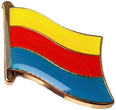 CombiCraft vlag pin Noord-Holland 18 x 14 mm - per 5 stuks
