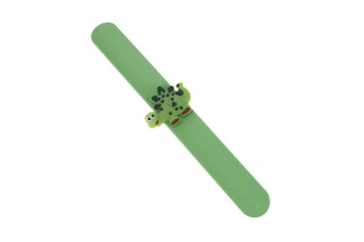 Akyol - Kinder Armband Dinosaurus - Slap On armband - dinosaurus armband - sinterklaas cadeau - Armband - Kinderamband - Armbandje - dino - Dinosauriër - Groeb armband - Bracelet - Green Dinosaur bracelet