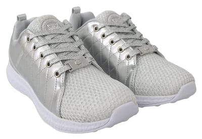 Plein Sport Vrouwen zilver Polyester Runner Gisella Sneakers Schoenen