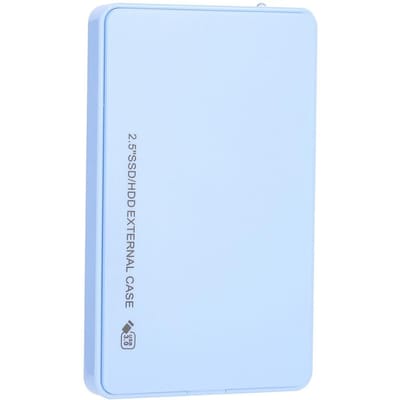 External Hard Drive Disk Enclosure Case USB 3.0 to SATA 2.5  7mm 9.5mm HDD SSD Tool free Blue (Not Inclube Hard Disk) blauw