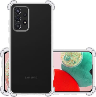Hoesje - Geschikt voor Samsung Galaxy A23 - Sterk & Shockproof - Siliconen Case - Back Cover - Telefoon Hoes Shock Proof - Transparant