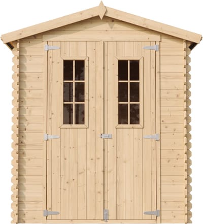 Timbela M320C - Houten tuinhuis - 2,82 m² - 186x196xH218 cm - zonder vloer