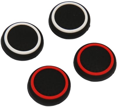 Dailygoods- Duimgreepdoppen 4 Stuks - Antislip - Zachte Siliconen - Joystickdoppen - Verbeterde Grip - Lichtgewicht Ontwerp
