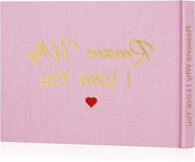 Vul-in-de-lege-ruimte Liefdesboek voor Stellen - Persoonlijk Dagboek met Hartverwarmende Berichten voor Verjaardag en Kerstcadeaus