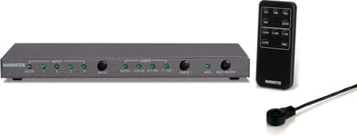 Marmitek Connect 621 UHD 2.0 HDMI Switch - HDMI schakelaar - 4K 60Hz - 4 in 1 uit - Audio extractor