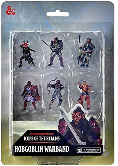 Hobgoblin Warband Miniaturen - 6 Voorgeverfde RPG Figuren voor Dungeons & Dragons
