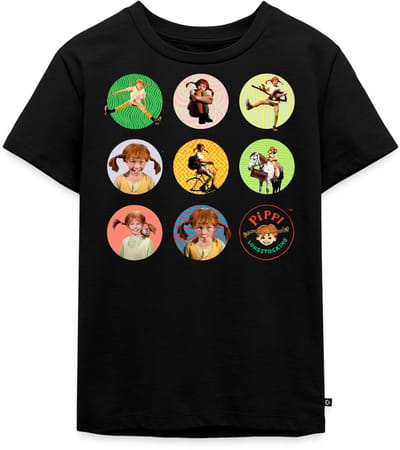Pippi Langkous Foto's Van Pippi In Cirkels Premium T Shirt Kinderen