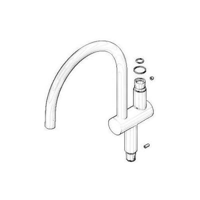 Dornbracht spout for Tara Classic sink single-lever mixer professional 33880889 Art. 90198801900-00