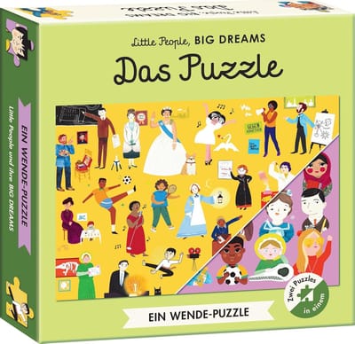 Dubbelzijdig Puzzel - Educatief Kinderspel - Leren en Spelen - Met Verhaalboekje - 100 Stukjes - Geel