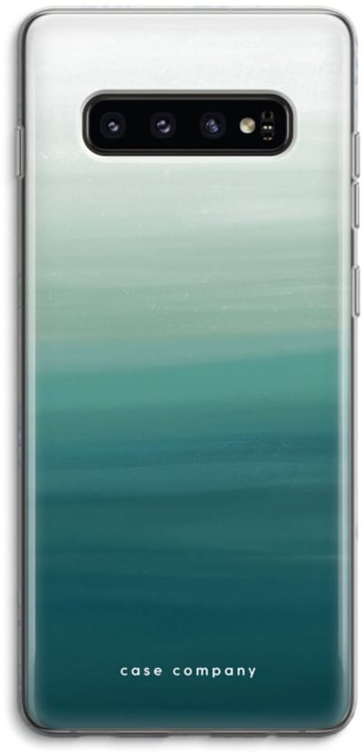 Case Company® - Hoesje geschikt voor Samsung Galaxy S10 4G hoesje - Ocean - Soft Cover Telefoonhoesje - Bescherming aan alle Kanten en Schermrand