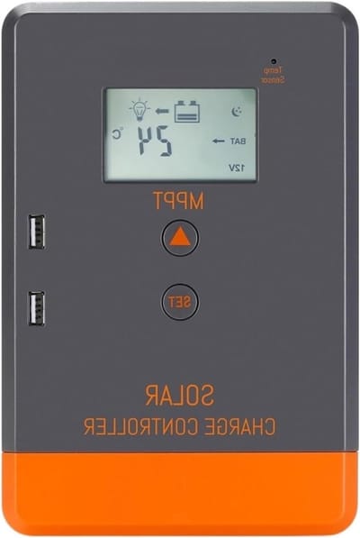 Solar Laadregelaar - Batterij Regulator - Zonne-energie Laden - MPPT Technologie - 40A 100V - Zwart
