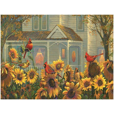 Volledige ronde boor 5D DIY Diamond schilderij zonnebloem vogel borduren kruissteek 20X30CM beige