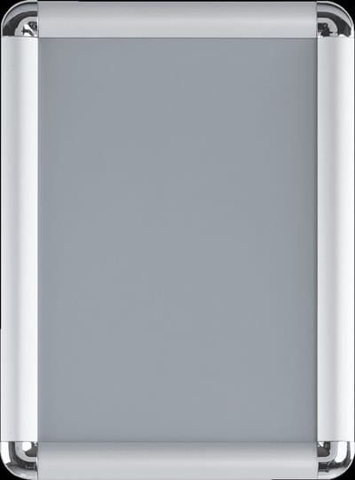 Aluminium kliklijst - 25 mm - ronde hoek A4 - 297 x 210 mm