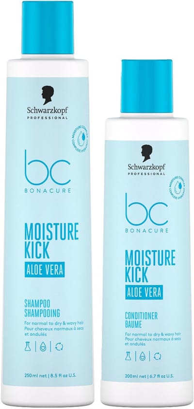 Schwarzkopf Bonacure Moisture Kick Shampoo 250ml + Conditioner 200ml