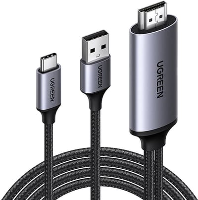 Ugreen Hdmi Naar Usb-C Adapter 4K 60Hz 5V 1A Voor Compatibele Tv's En Laptops