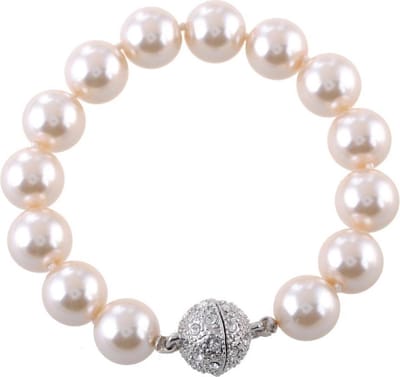 Behave - Crèmekleurige parelarmband - Klassieke look - Cadeau-idee