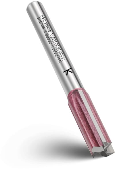 Dailygoods- Groeffrees Professioneel - 3 Messen - 8 mm Schacht - Ø 11 mm - Werklengte 20 mm - Hardmetaal Accessoires - Frezen