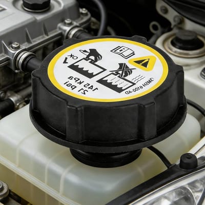 Radiatorafdeksel voor Koelvloeistof Expansietank - Geschikt voor C30, C70, S40 en S60 - Betrouwbare Koelsysteem Onderdelen en Accessoires voor Auto's