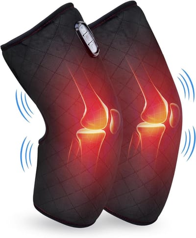 Core® Knie Massage Apparaat - Voetmassage Apparaat - Kniebrace - Zwart - 18cm x 16cm x 8cm