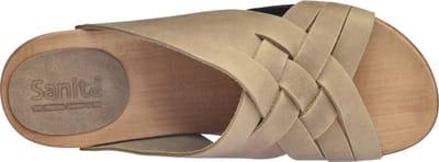 Sanita Clogs Dames Sandalen Wood-Salto Sport Flex Sandal Nature