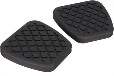 Koppelingspedaal Rubber - Pedal Cover - Veilig Rijden - Antislip Profiel - 2 Stuks - Zwart