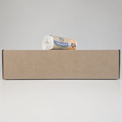 Swirl Vuilniszakken 20 Liter | Handvat | 640 Zakken | 20 Liter | HDPE | 21 My | 48x48 cm - Swirl 20L, Swirl 20 Literzakken, Swirl 20 Liter Afvalzakken