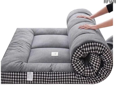 RFWR® Opvouwbaar Futon Matras - Dikke Tatami Vloermat voor Slaapkamer, Woonkamer en Tent