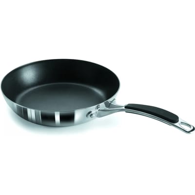Roestvrijstalen tri-metalen koekenpan met antiaanbaklaag Lacor 24 cm