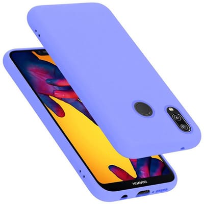 Cadorabo Hoesje geschikt voor Huawei P20 LITE 2018 / NOVA 3E in LIQUID LICHT PAARS - Beschermhoes gemaakt van flexibel TPU silicone Case Cover