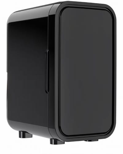 BIXc®- Mini koelkast, 6 liter, 8 blikjes, AC + 12V DC-voeding, draagbaar, koeler en warmer, kleine koelkast, slaapkamers, auto, camping, vrachtwagen, vakantie.