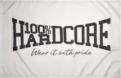 100% Hardcore Vlag Wear It Wit