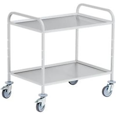 Serveerwagen, aluminium geanodiseerd, L 1055 x B 735 x H 975 mm