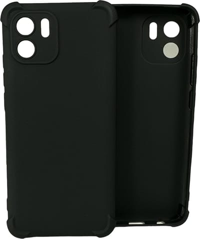 Shockproof Soft TPU hoesje Silicone Case Geschikt voor: Xiaomi Redmi A1 & Xiaomi Redmi A2 - Zwart