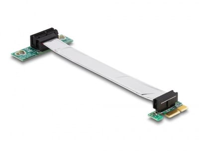 Delock Riser Card PCI Express x1 > x1 with flexible cable 13 cm left insertion