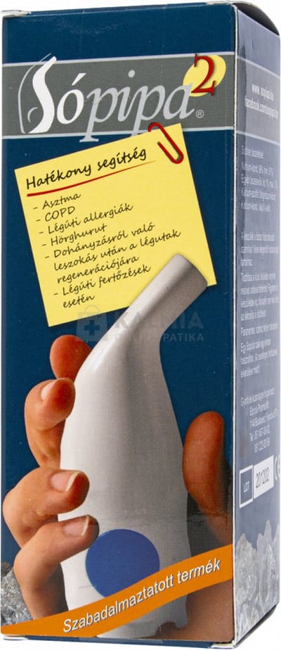 Zoutpijp inhalator voor luchtwegaandoeningen